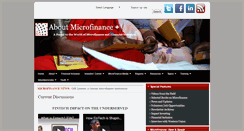 Desktop Screenshot of aboutmicrofinance.com